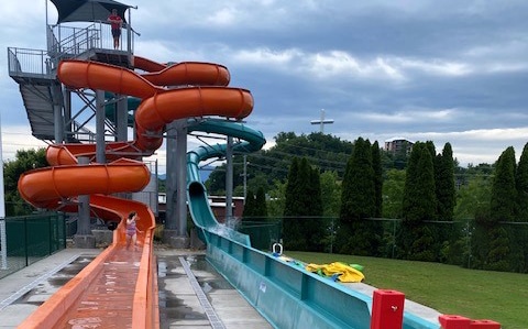 Pigeon Forge Community Center water slides