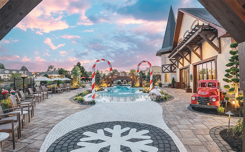 Winter Wonder Lagoon at the Inn at Christmas Place