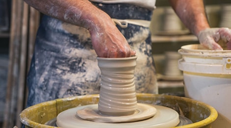 pottery at old mill in pigeon forge tn