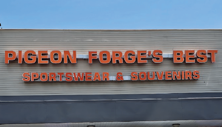 image of Pigeon Forge’s Best Sportswear & Souvenirs logo