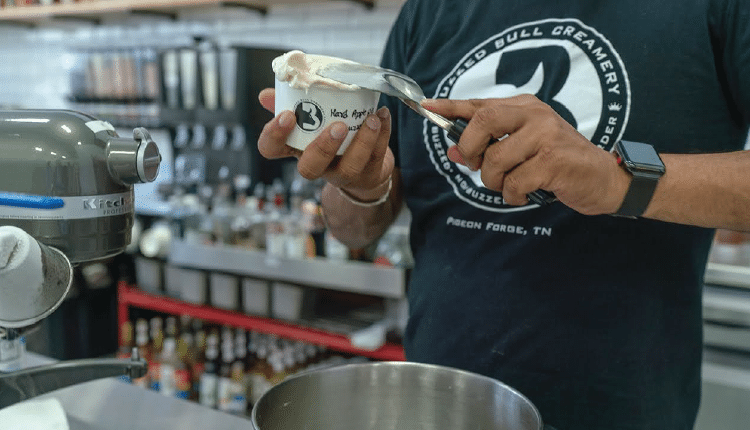 image of ice cream scoop from Buzzed Bull Creamery