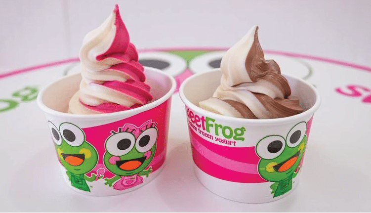 image of frozen yogurt from sweetFrog in pigeon forge