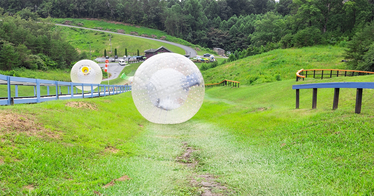 Zorbing Pigeon Forge