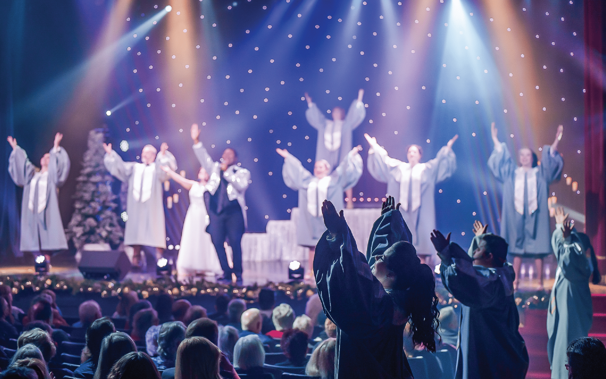 photo of performers at Christmas at Array