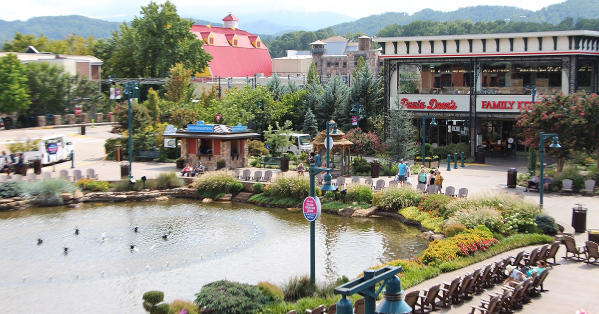 Dining at The Island in Pigeon Forge