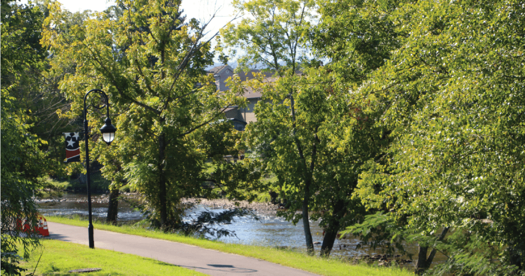 image of riverwalk trail