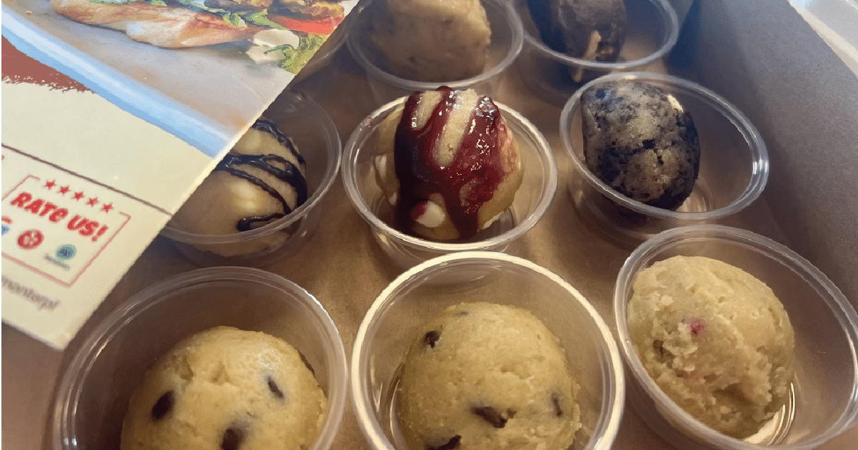 image of cookie dough treats at Cookie Dough Monster