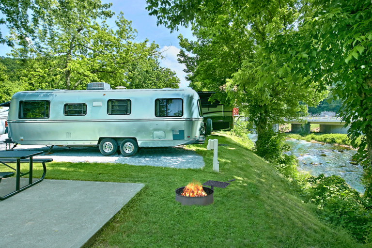 Riveredge RV Park Cabin Rentals My Pigeon Forge   2021 03 31 Riveredge River 1 Optimized 768x512 